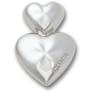 Silver Double Heart
