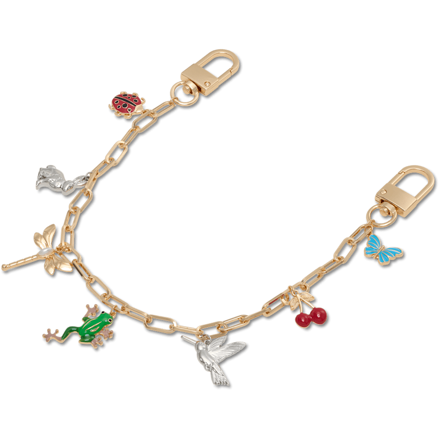 Spring Long Chain Bag Charm