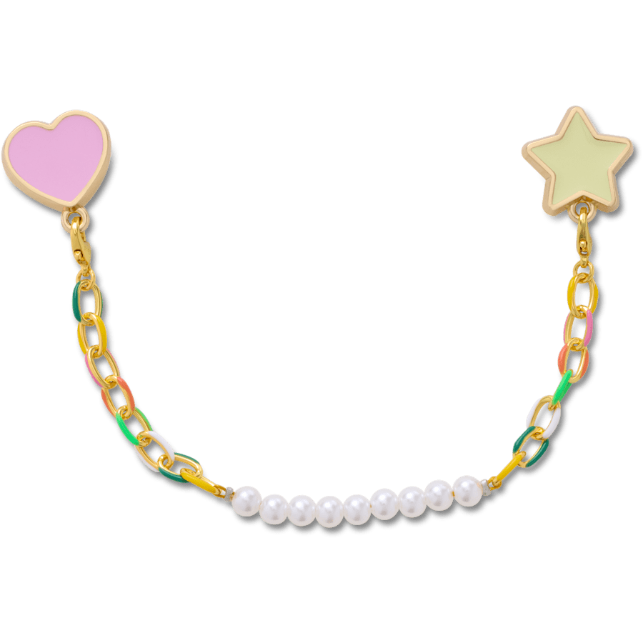 Pearl and Rainbow Bag Chain