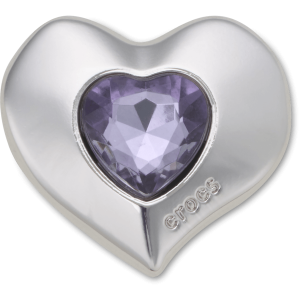SilverandPurple SMT Gem Heart