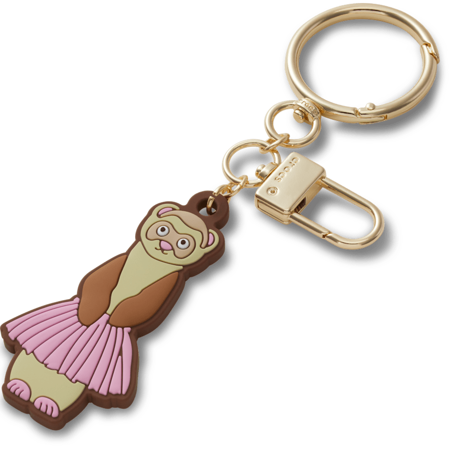 Ferret in a Tutu Bag Charm