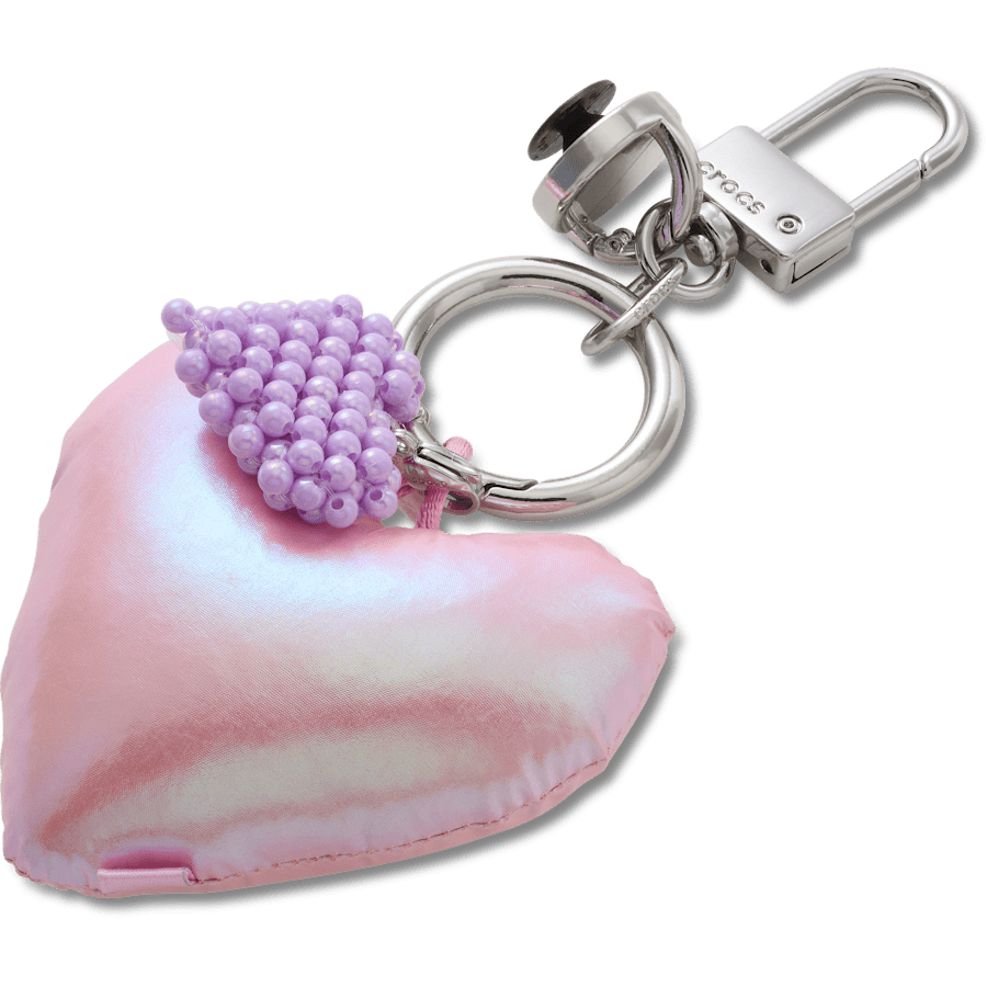 Double Heart Bag Charm