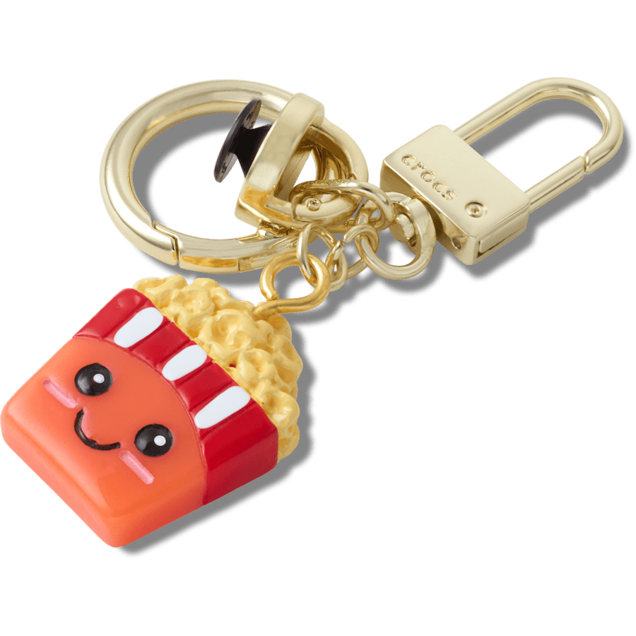 Cute Popcorn Bucket Bag Charm