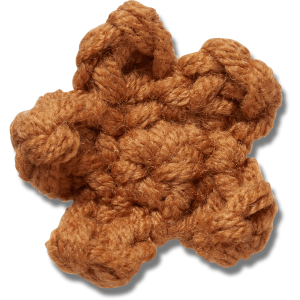 Crafted Crochet Brown Star